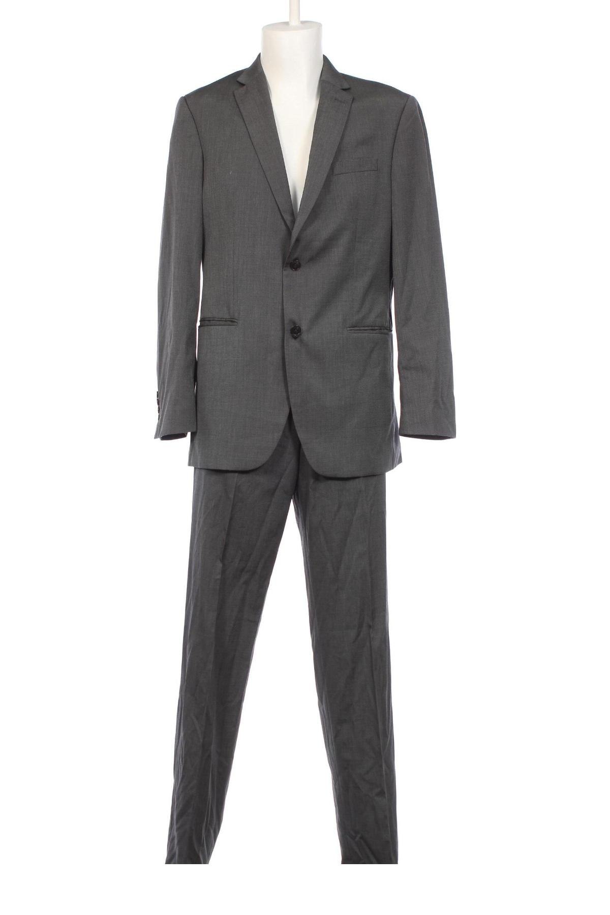 Мъжки костюм Angelo Litrico, Размер L, Цвят Сив, Цена 87,00 лв.