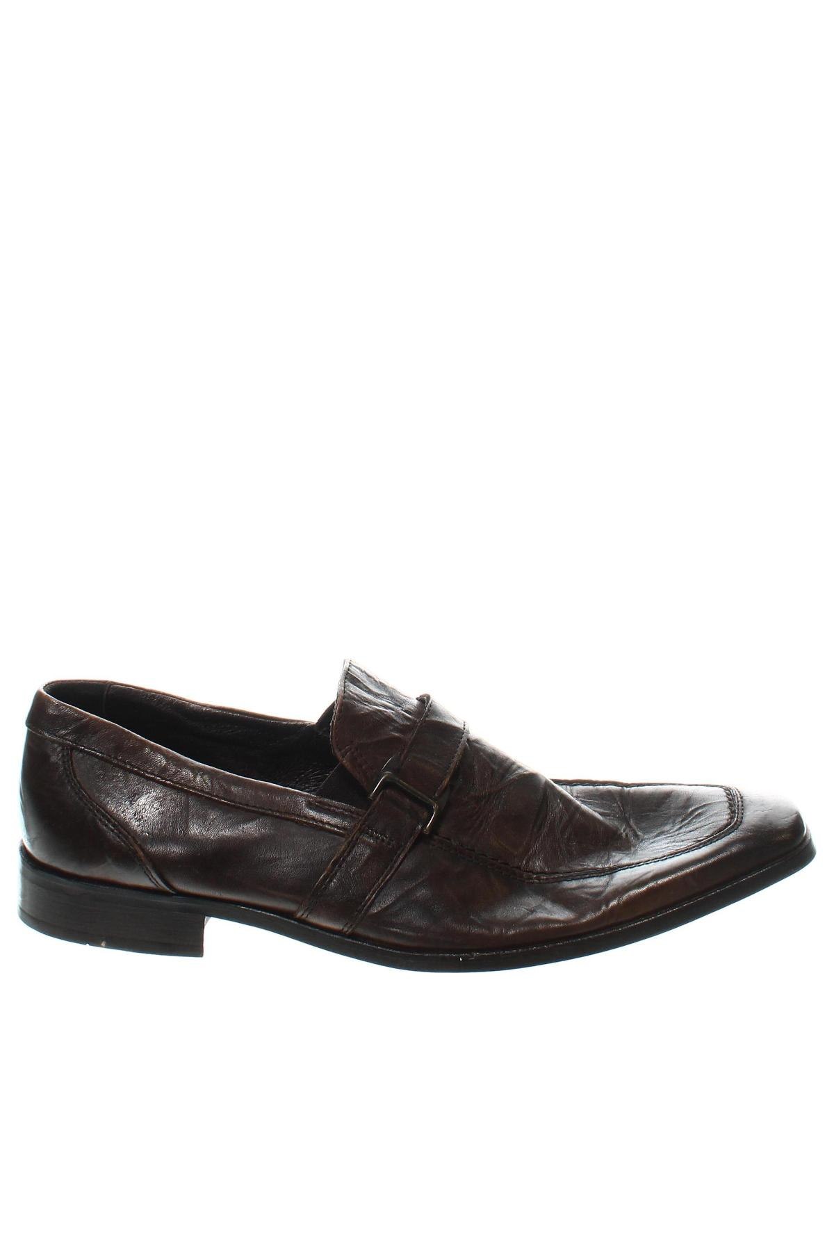 Мъжки обувки Manfredi, Размер 43, Цвят Кафяв, Цена 49,64 лв.