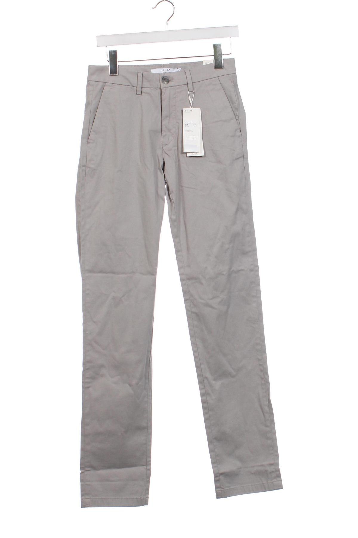 Ανδρικό παντελόνι Celio, Μέγεθος XS, Χρώμα Γκρί, Τιμή 8,06 €