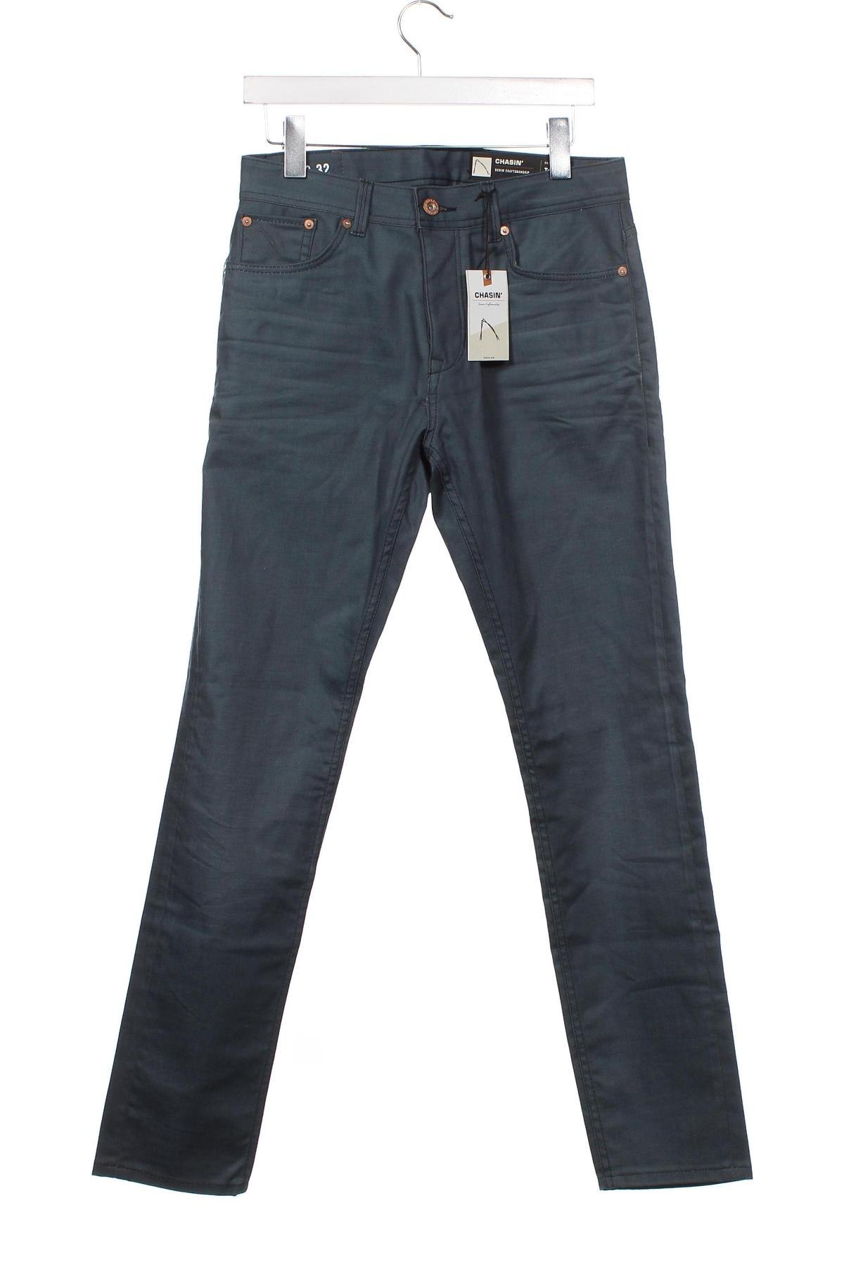 Pantaloni de bărbați Chasin', Mărime S, Culoare Albastru, Preț 60,79 Lei