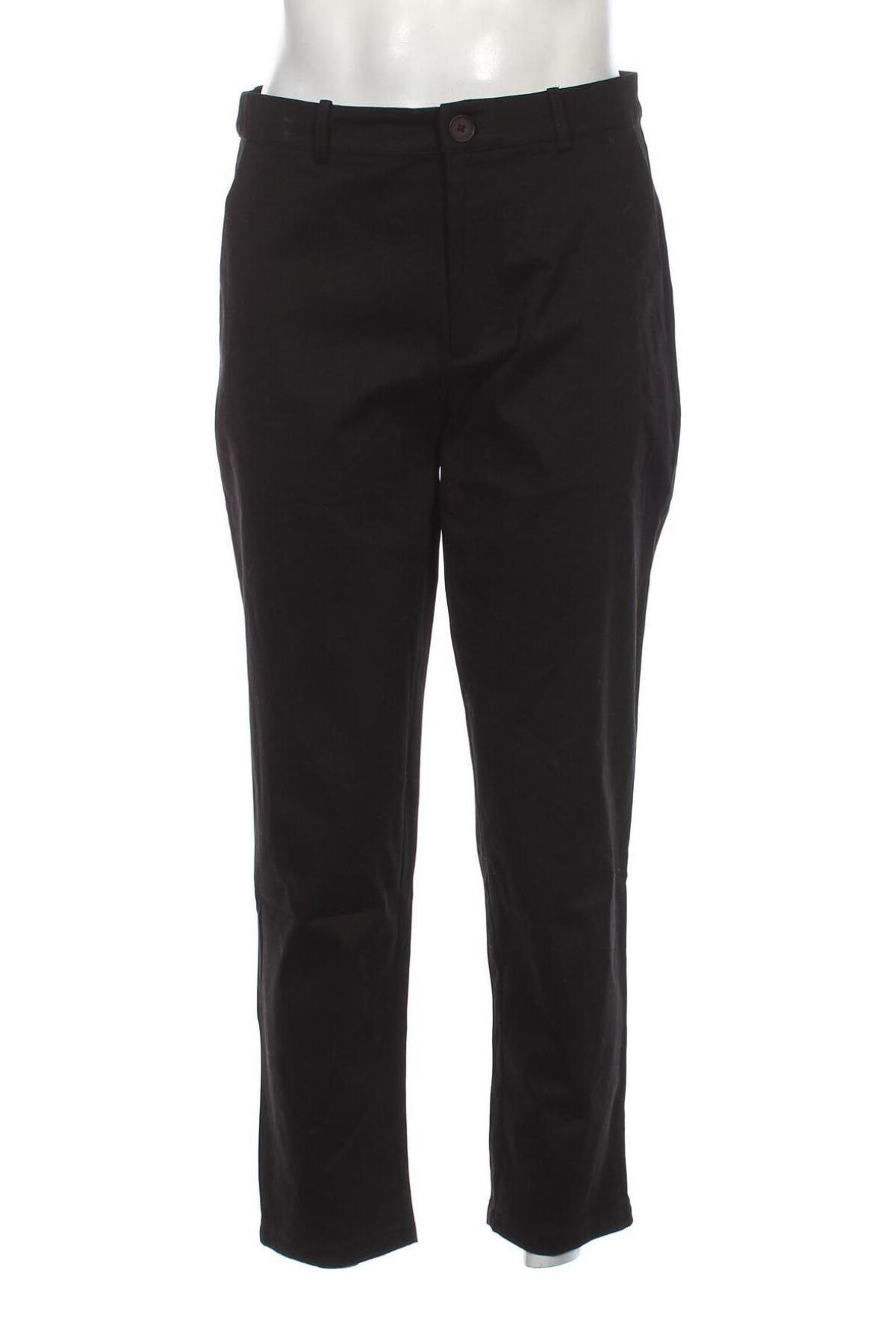 Ανδρικό παντελόνι Dan Fox X About You, Μέγεθος M, Χρώμα Μαύρο, Τιμή 8,07 €