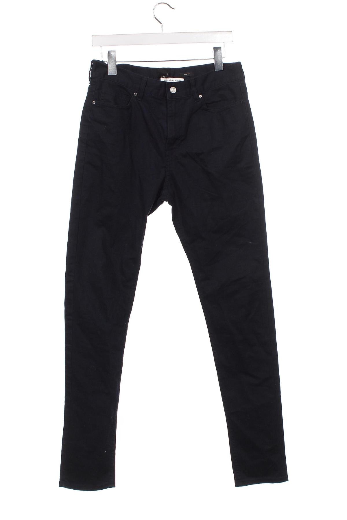 Pantaloni de bărbați H&M, Mărime S, Culoare Albastru, Preț 19,08 Lei