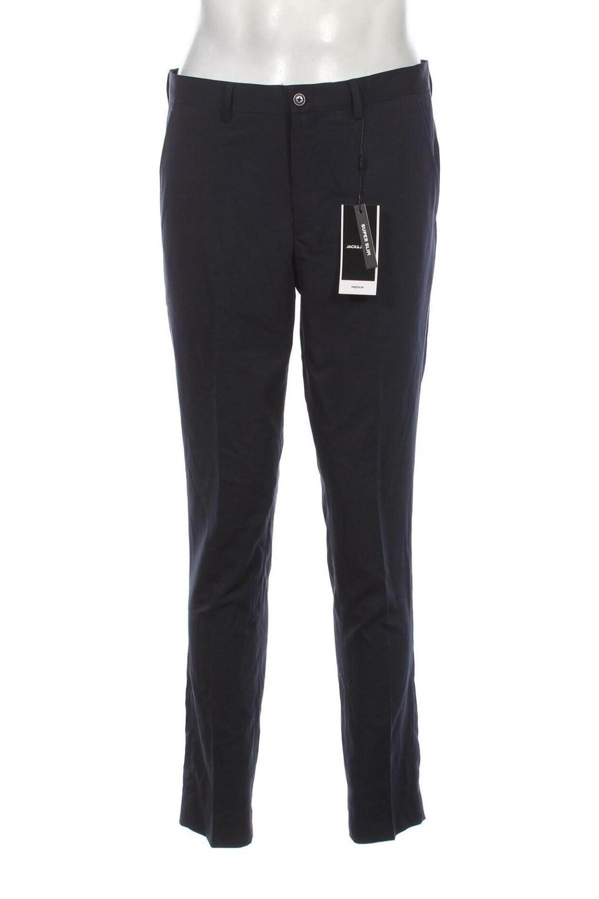 Мъжки панталон Jack & Jones PREMIUM, Размер L, Цвят Син, Цена 14,76 лв.