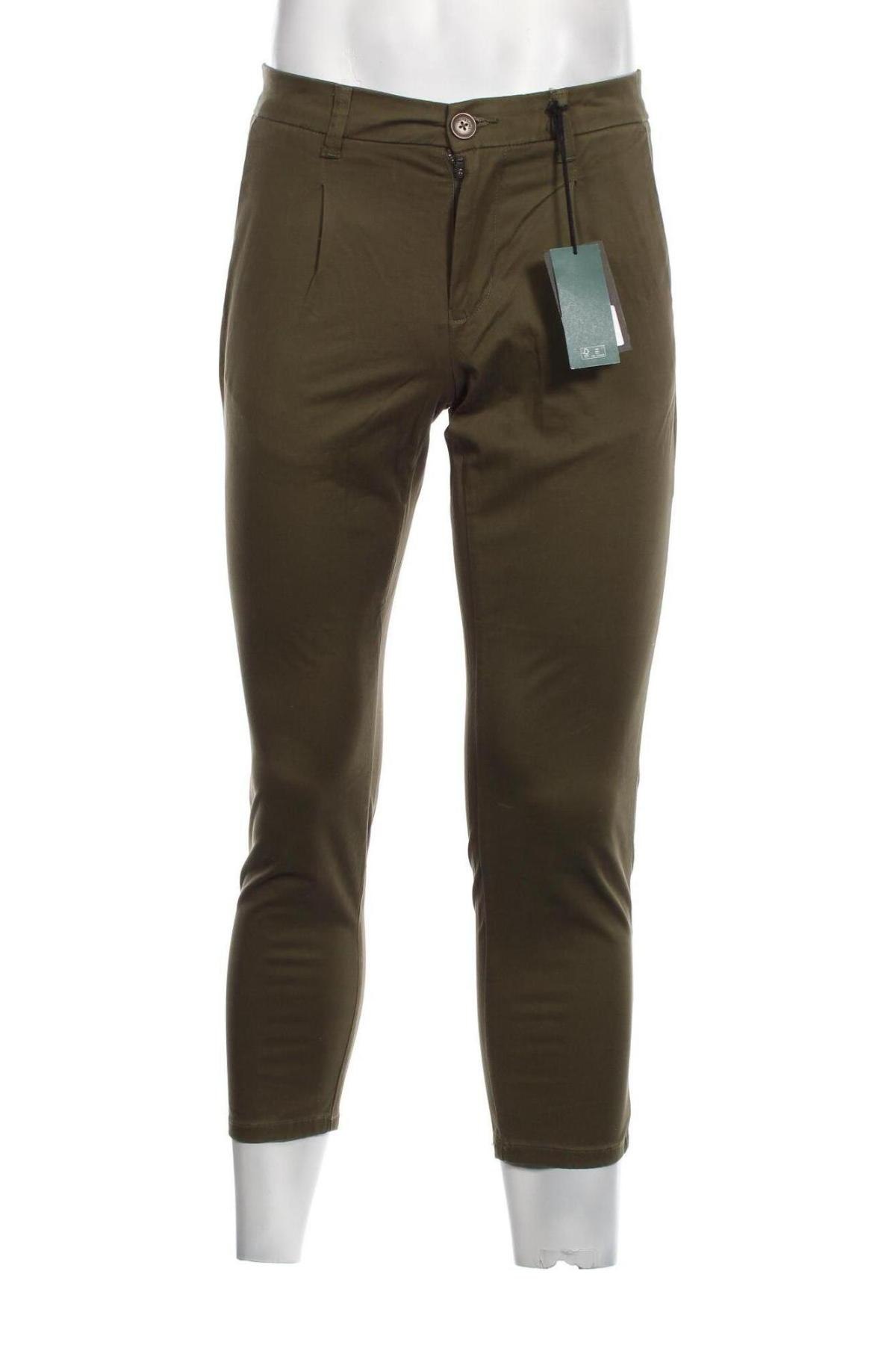 Мъжки панталон Only & Sons, Размер M, Цвят Зелен, Цена 15,18 лв.