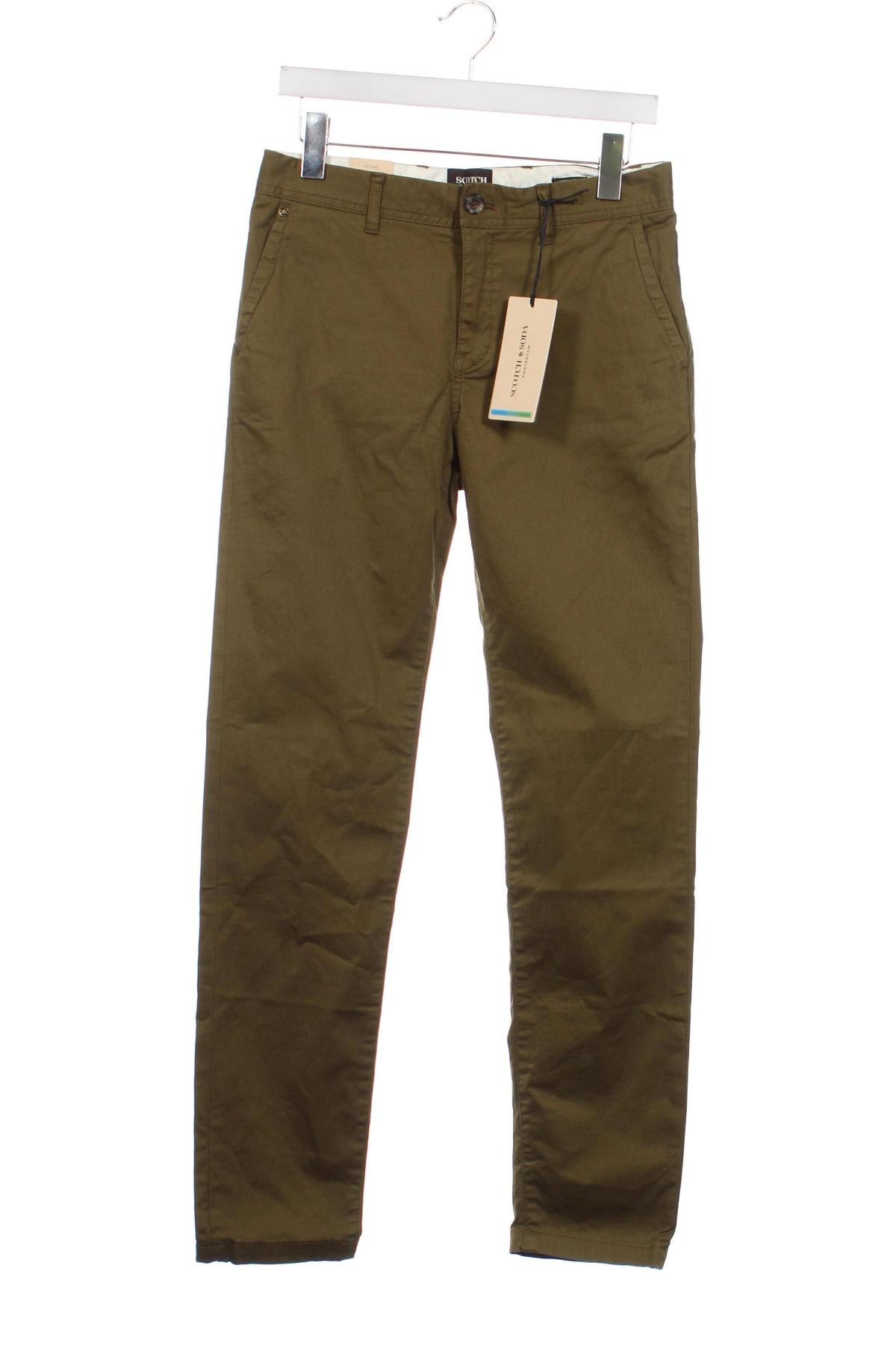 Pantaloni de bărbați Scotch & Soda, Mărime S, Culoare Verde, Preț 628,29 Lei