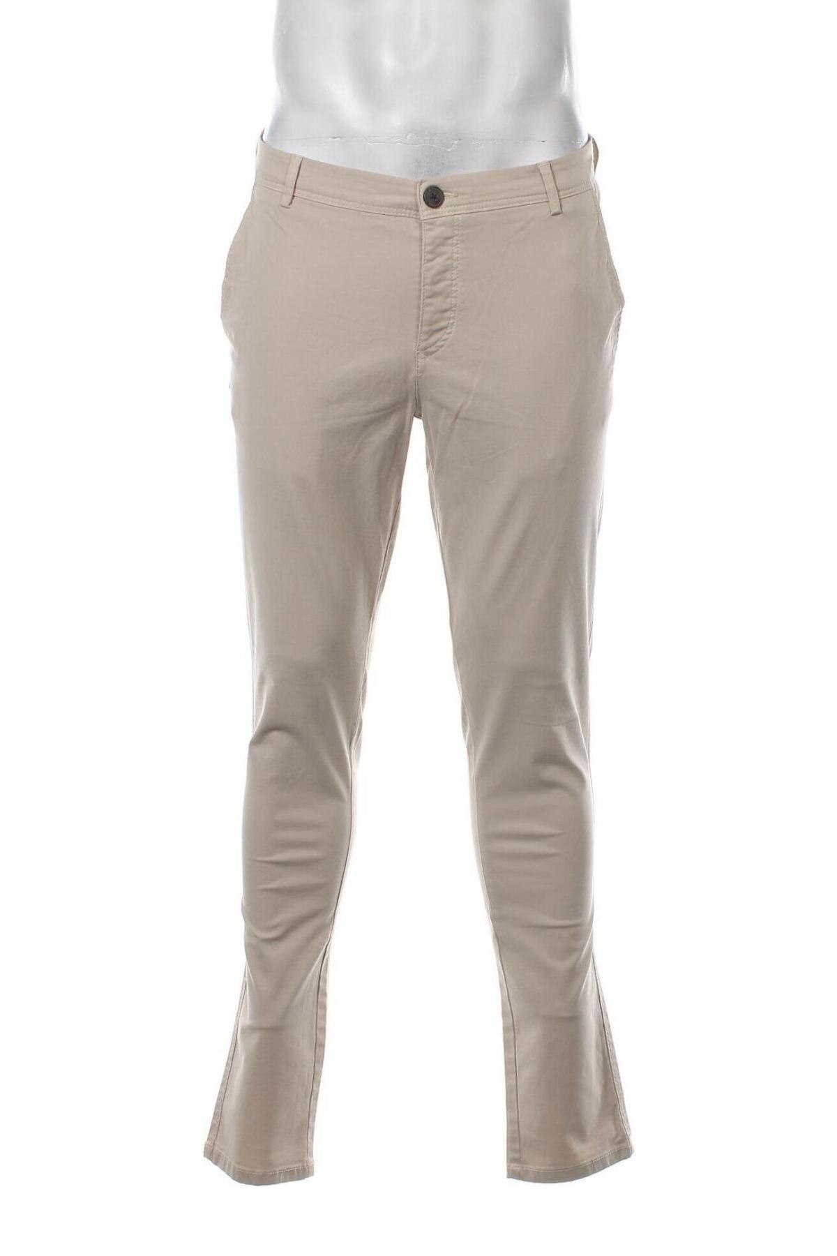 Pantaloni de bărbați Selected Homme, Mărime M, Culoare Bej, Preț 78,13 Lei