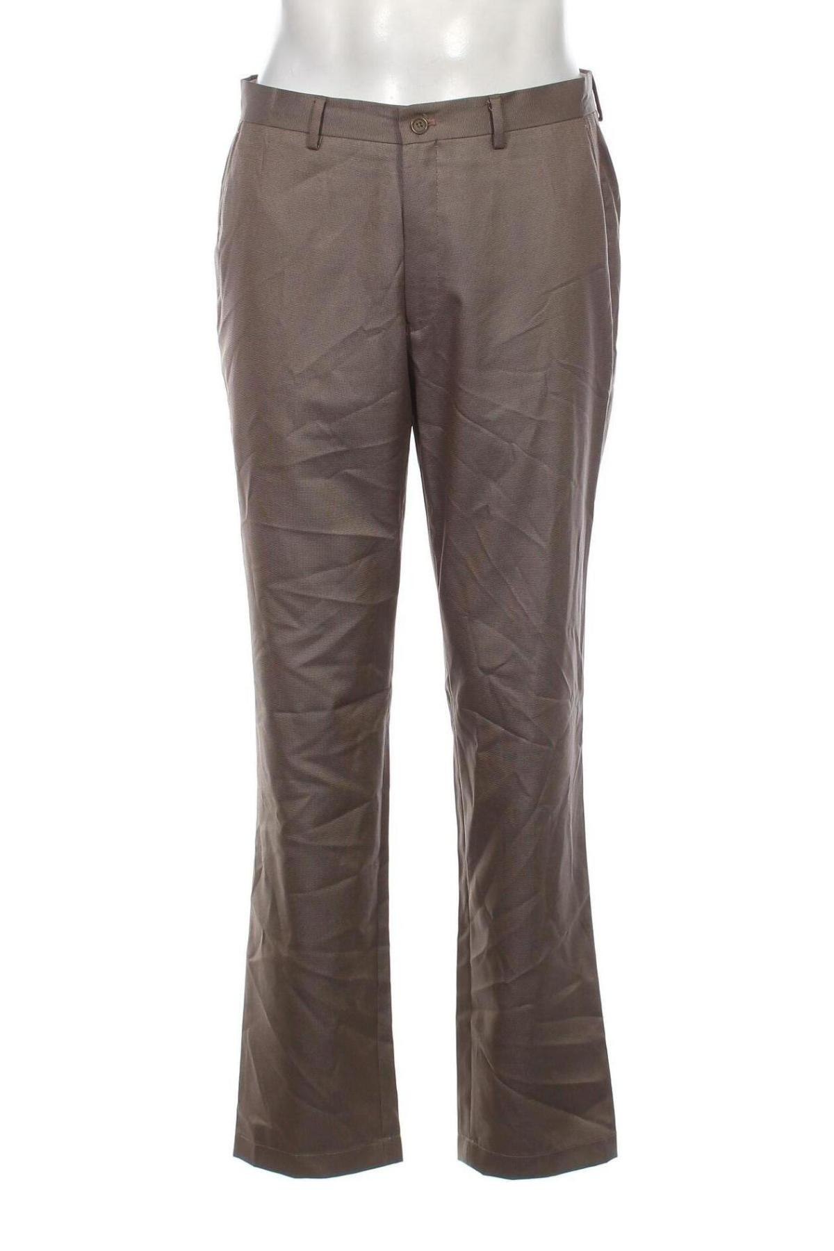 Ανδρικό παντελόνι Theme, Μέγεθος L, Χρώμα  Μπέζ, Τιμή 10,89 €