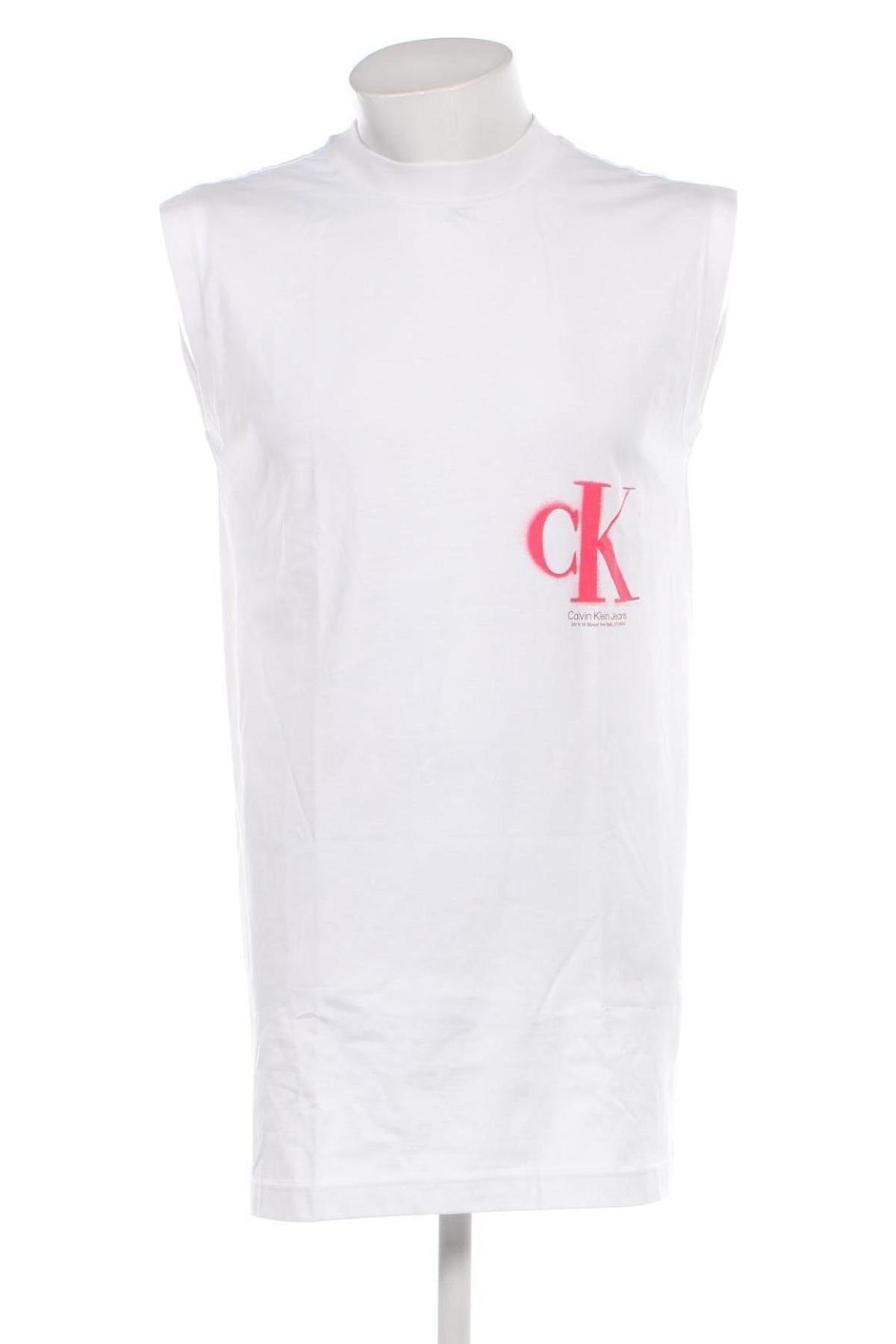 Pánské tilko  Calvin Klein Jeans, Velikost S, Barva Bílá, Cena  658,00 Kč