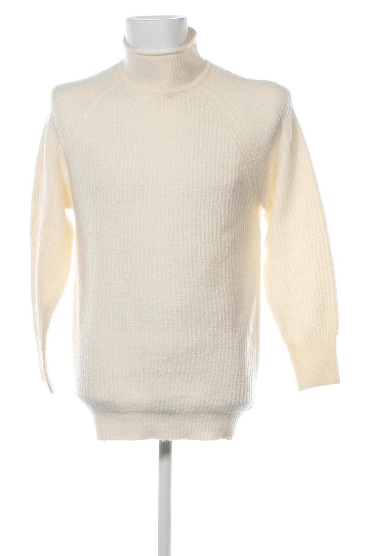 Ανδρικό πουλόβερ Brave Soul, Μέγεθος S, Χρώμα Εκρού, Τιμή 18,56 €