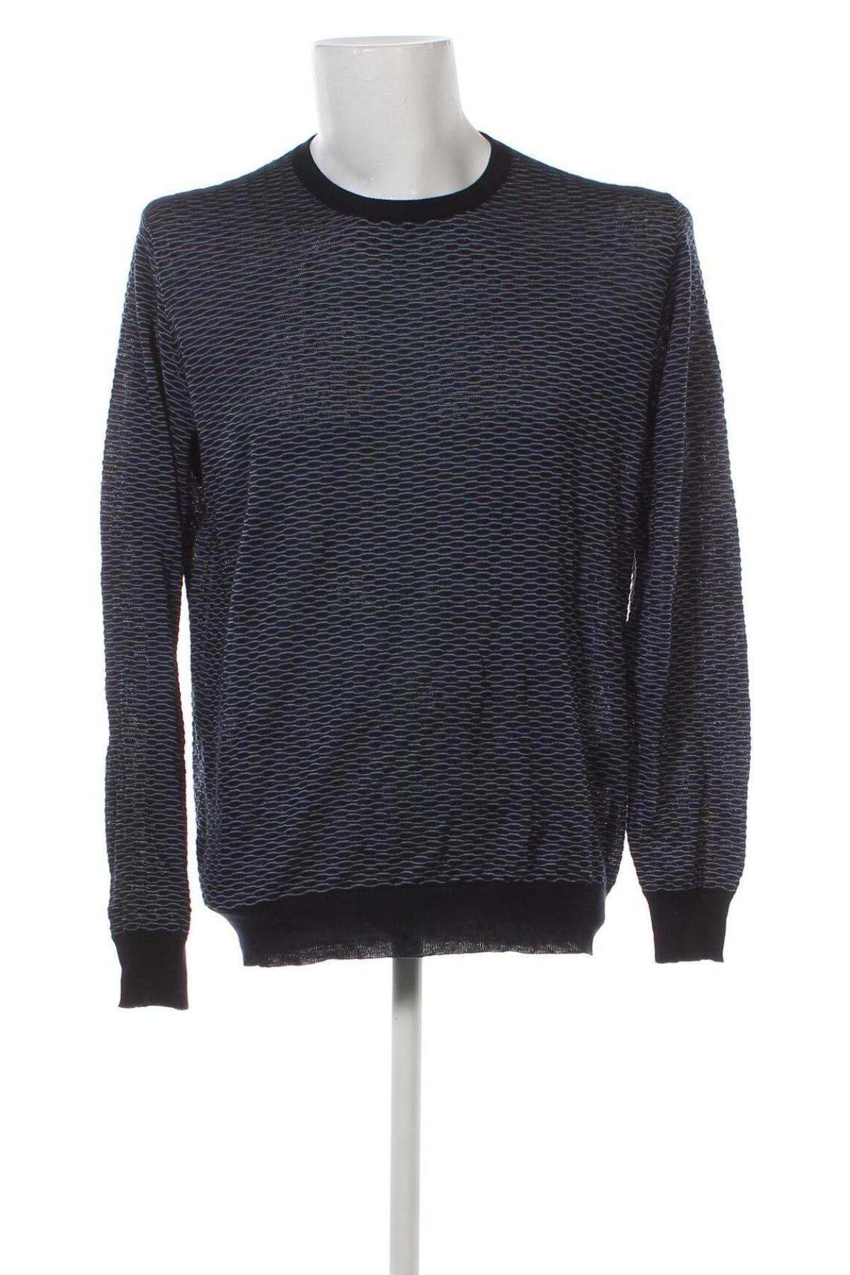 Ανδρικό πουλόβερ Corneliani, Μέγεθος XL, Χρώμα Μπλέ, Τιμή 133,11 €