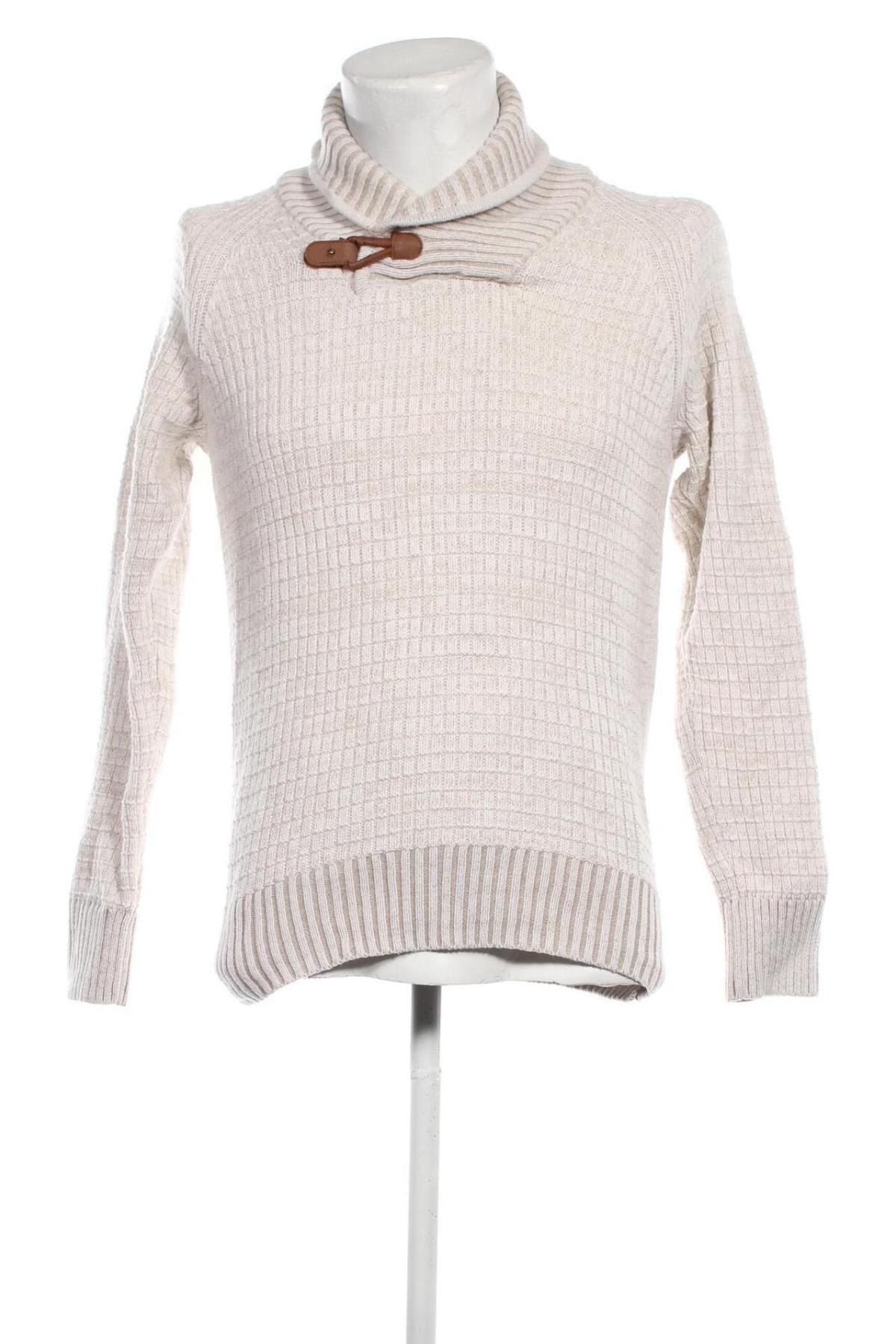 Ανδρικό πουλόβερ H&M, Μέγεθος M, Χρώμα  Μπέζ, Τιμή 17,94 €