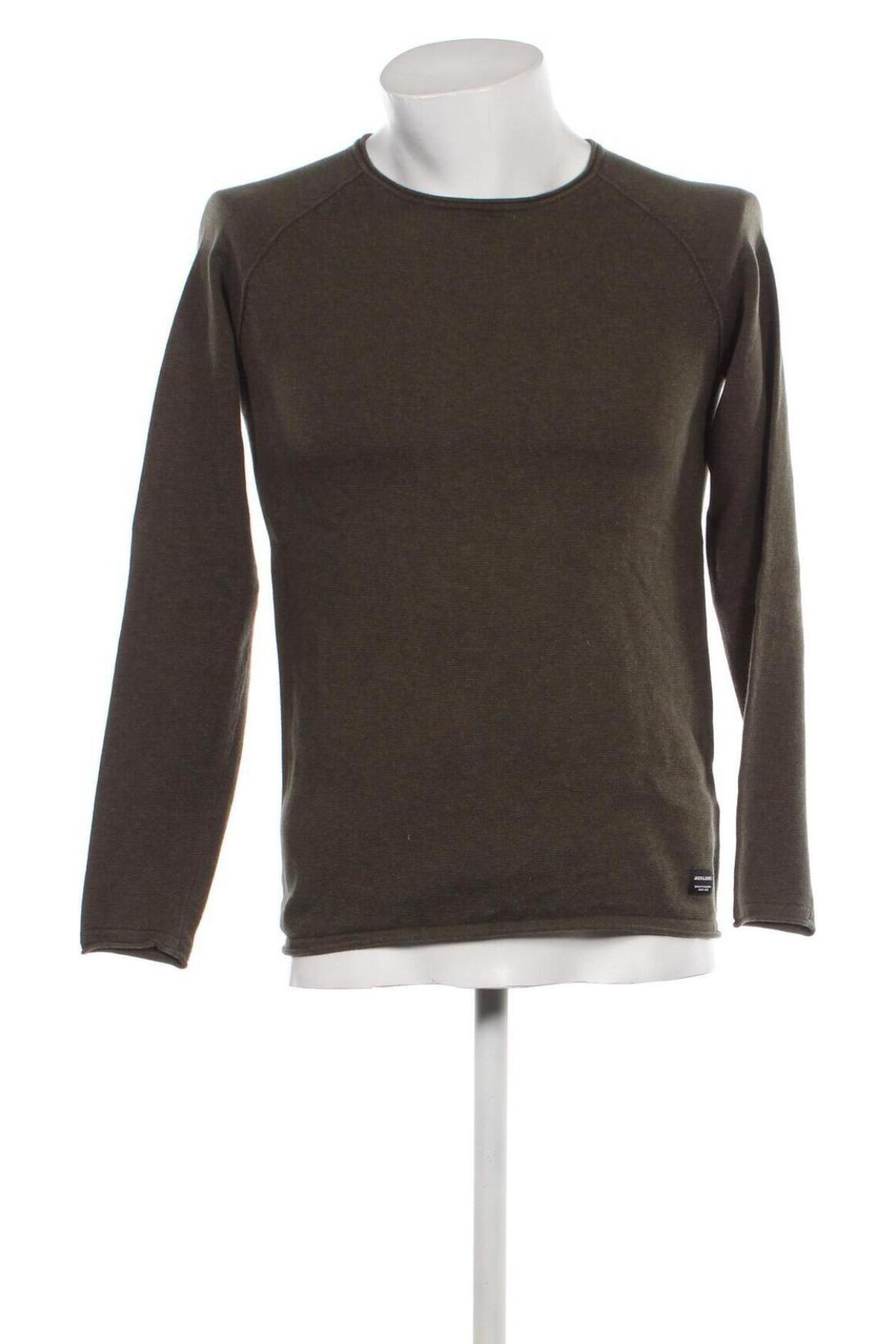 Мъжки пуловер Jack & Jones, Размер M, Цвят Зелен, Цена 13,44 лв.