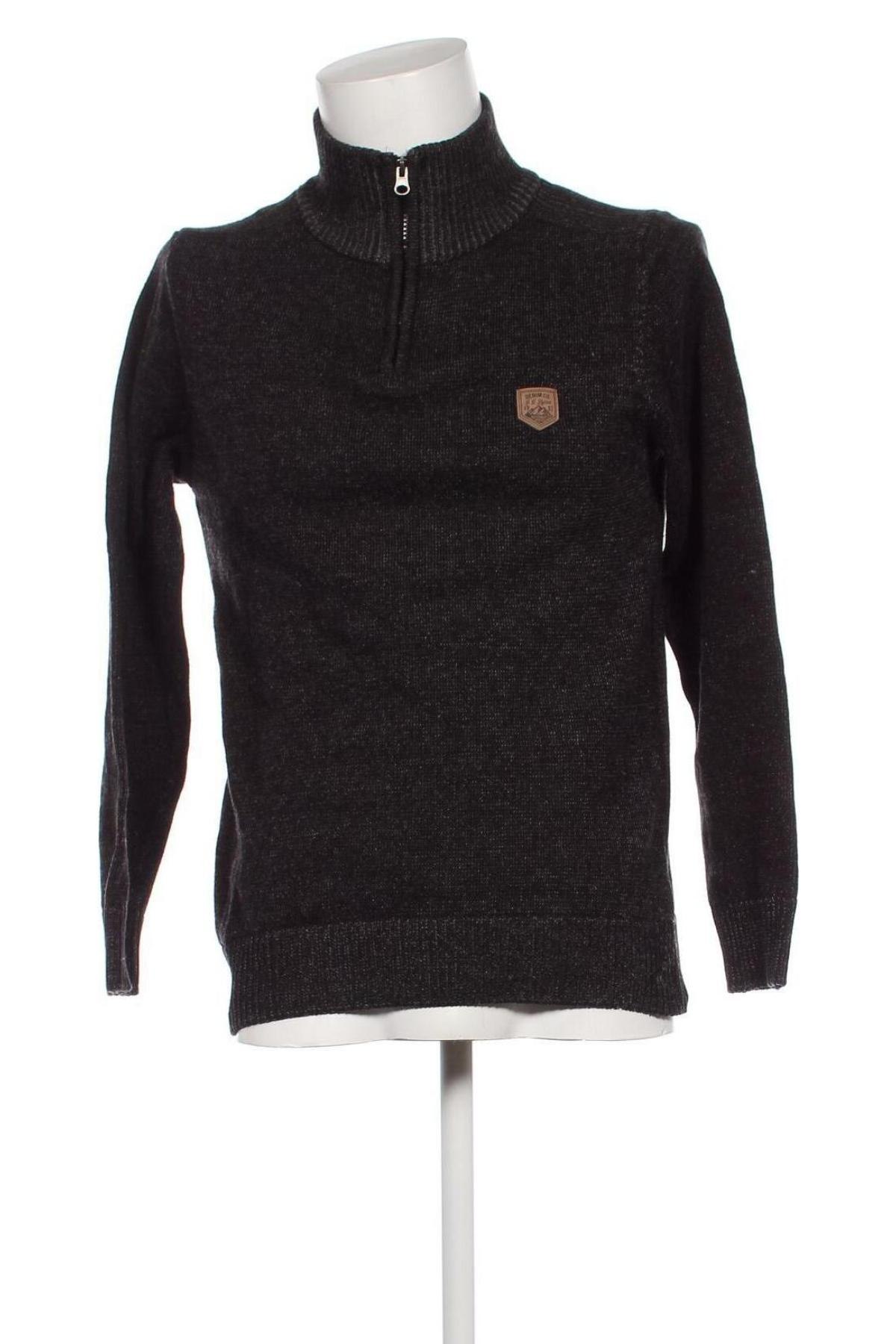 Мъжки пуловер Jean Pascale, Размер M, Цвят Черен, Цена 29,00 лв.