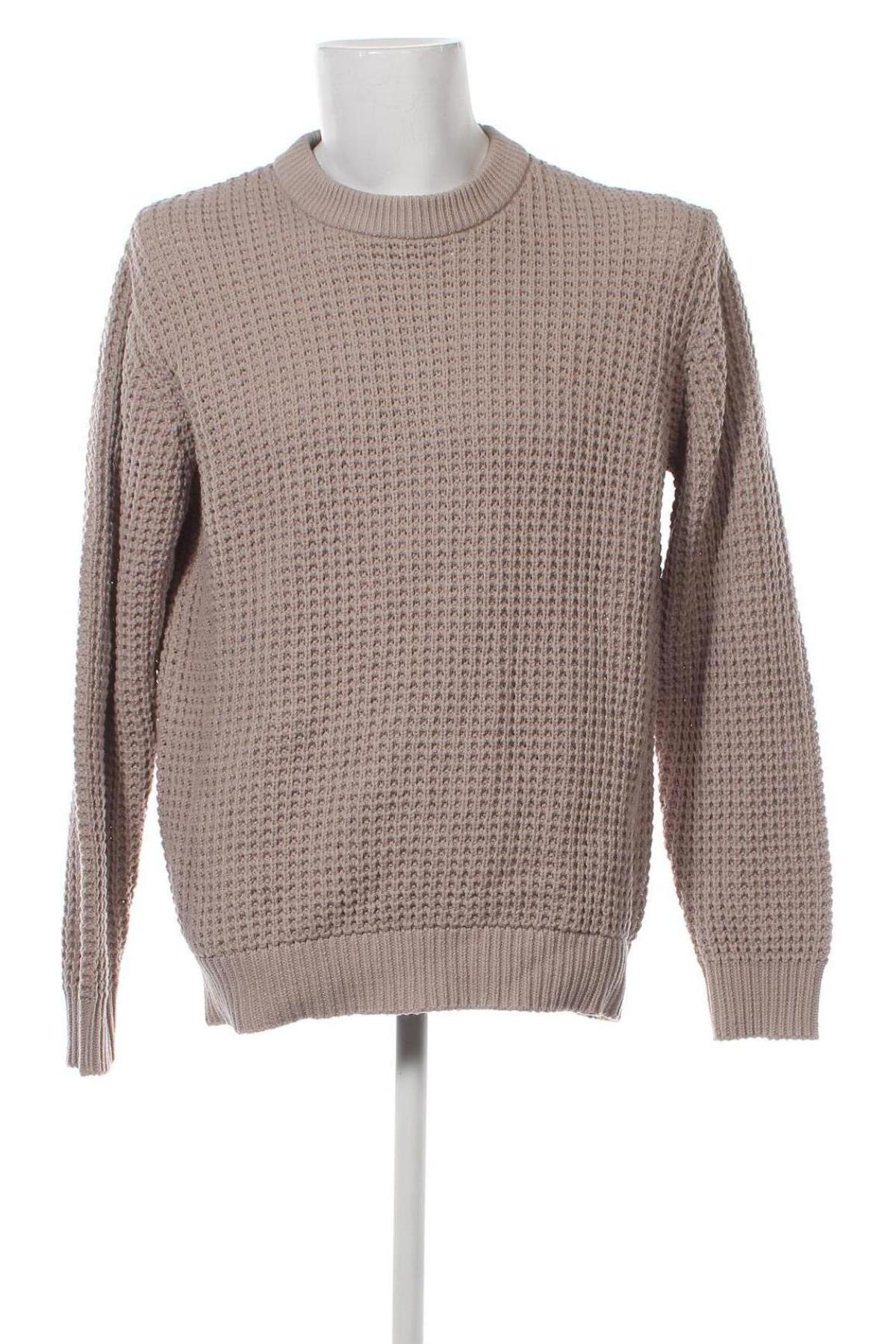 Мъжки пуловер Originals By Jack & Jones, Размер L, Цвят Бежов, Цена 17,00 лв.
