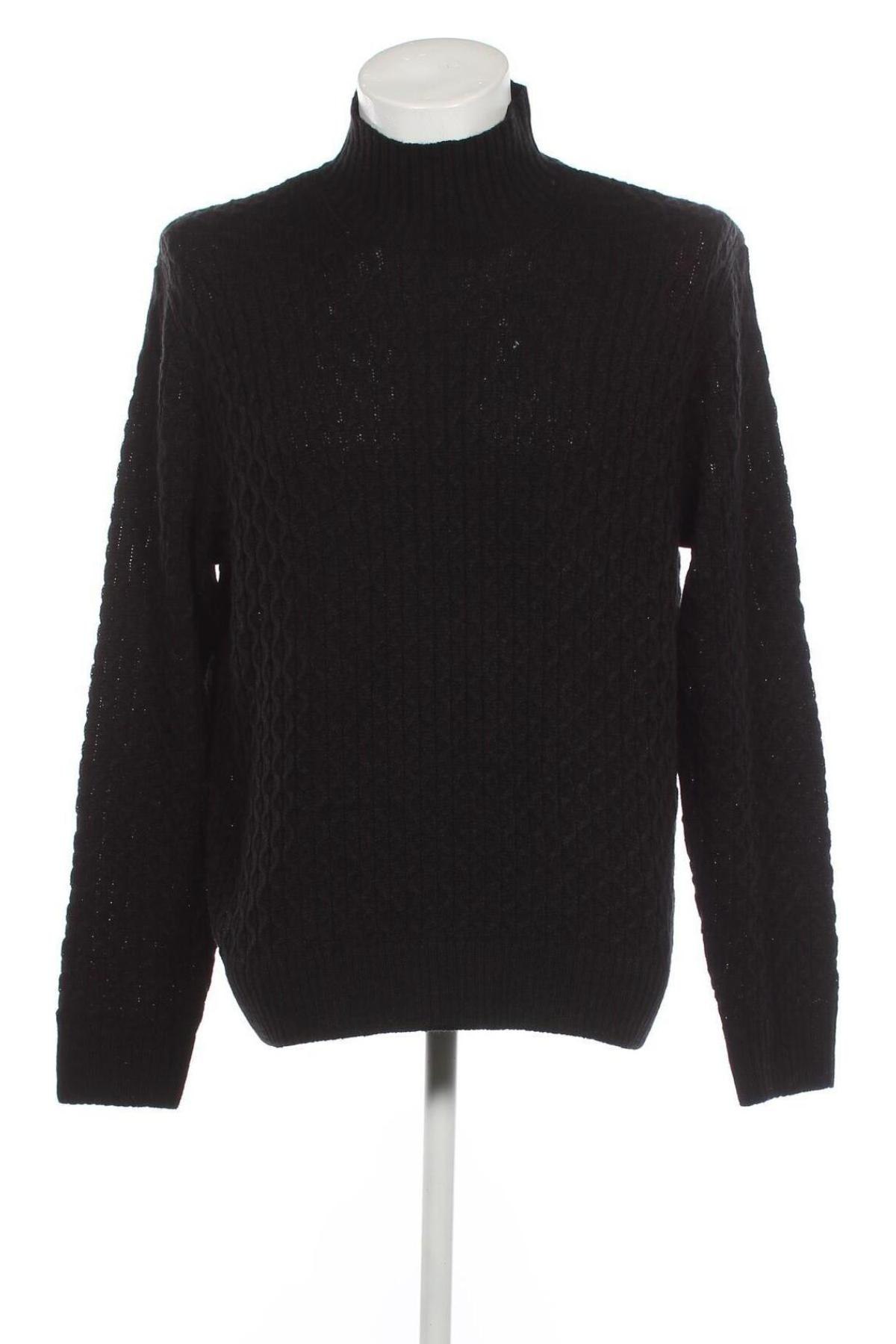 Ανδρικό πουλόβερ Originals By Jack & Jones, Μέγεθος L, Χρώμα Μαύρο, Τιμή 14,37 €