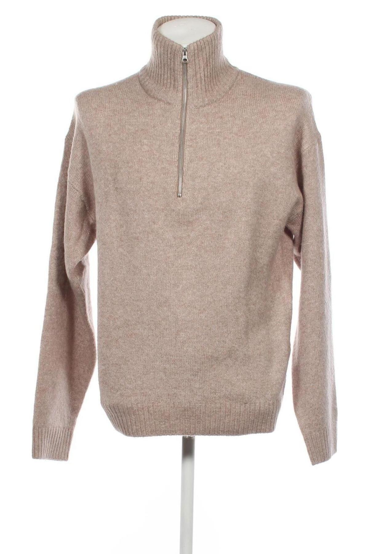Ανδρικό πουλόβερ Originals By Jack & Jones, Μέγεθος L, Χρώμα  Μπέζ, Τιμή 19,98 €