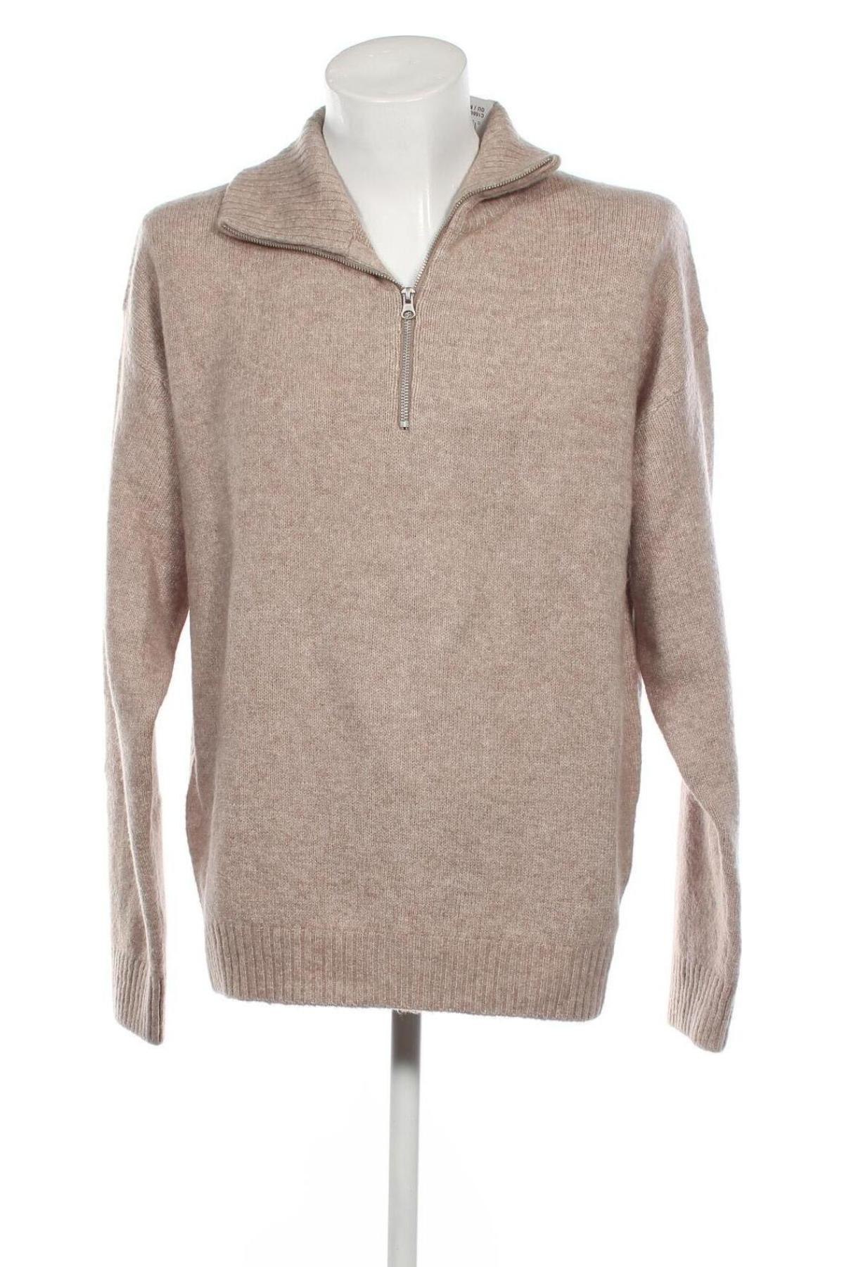 Ανδρικό πουλόβερ Originals By Jack & Jones, Μέγεθος XL, Χρώμα  Μπέζ, Τιμή 16,82 €