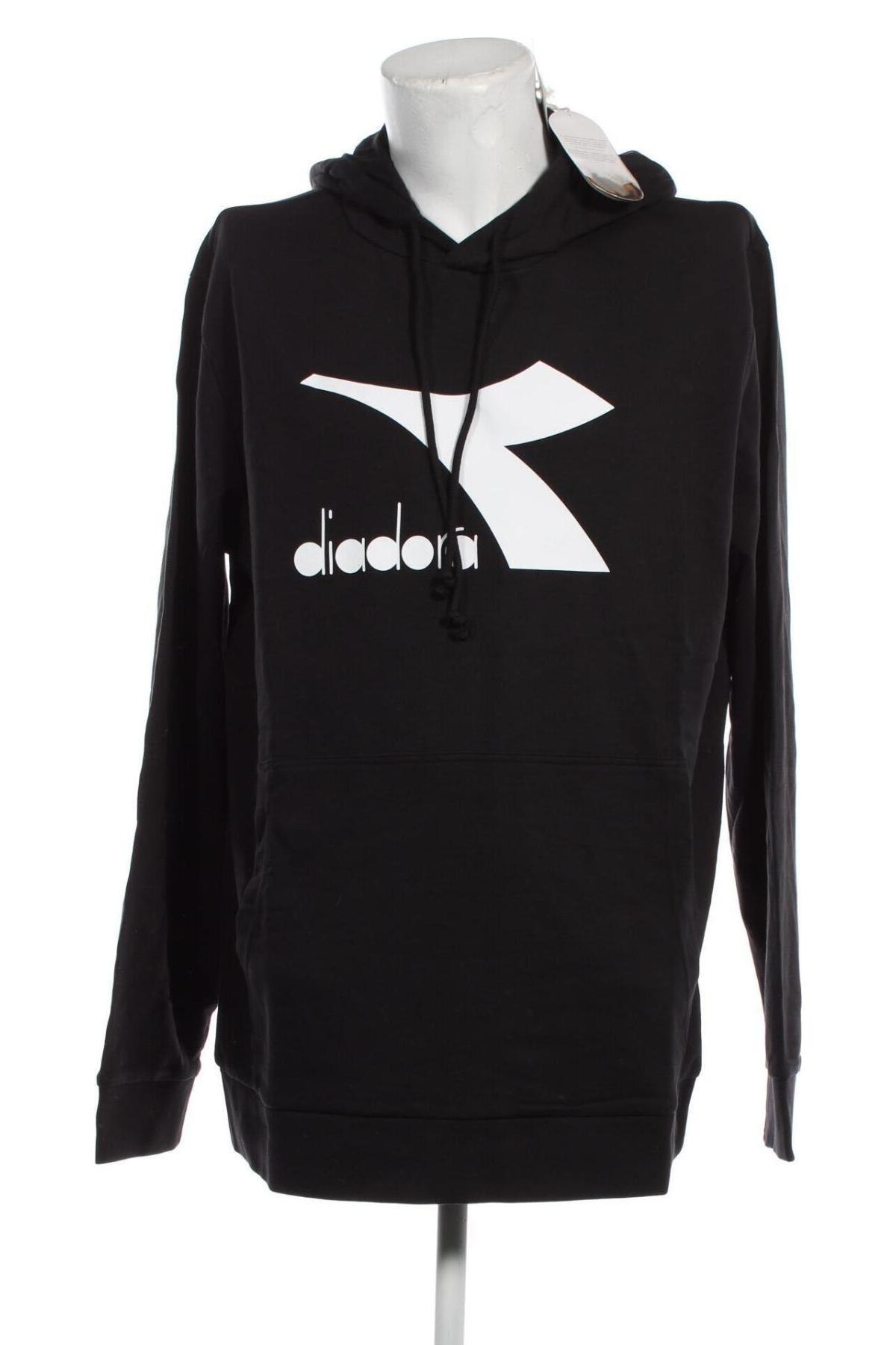 Herren Sweatshirt Diadora, Größe 3XL, Farbe Schwarz, Preis € 25,33