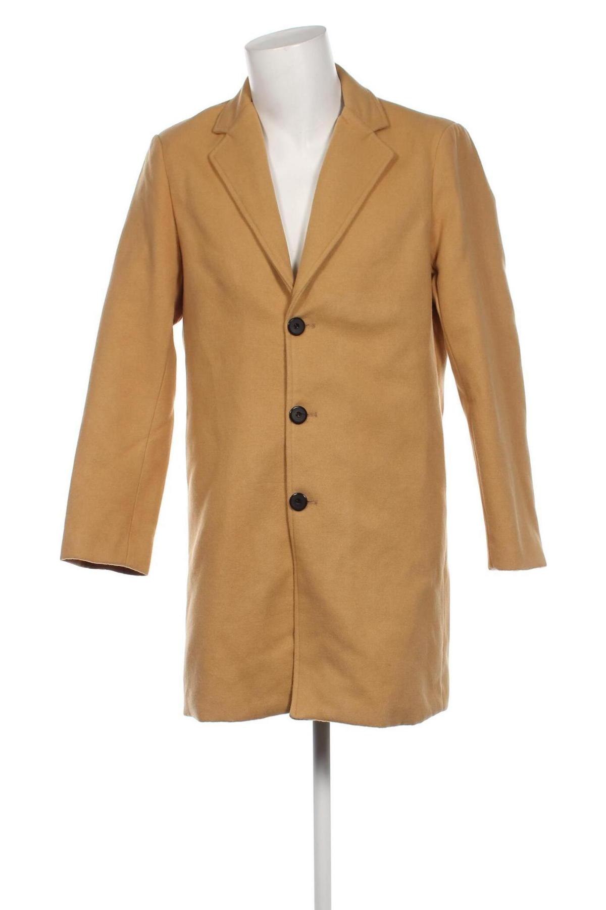 Мъжко палто, Размер L, Цвят Бежов, Цена 107,00 лв.
