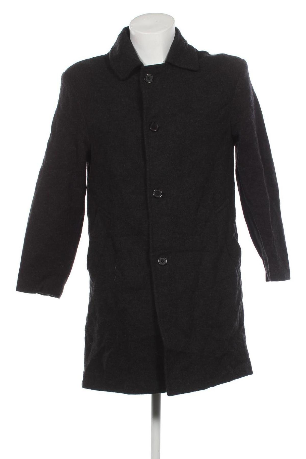 Мъжко палто, Размер S, Цвят Сив, Цена 32,10 лв.