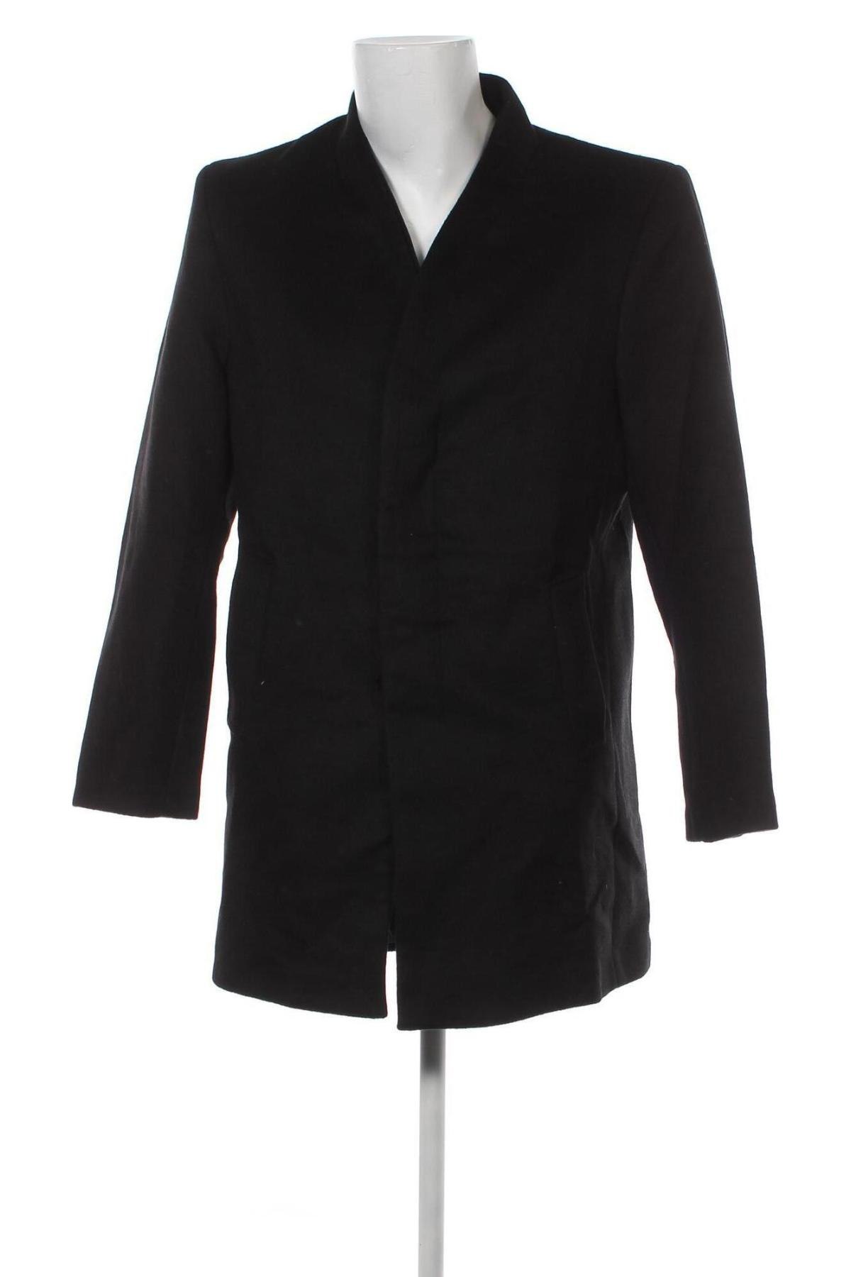 Мъжко палто, Размер L, Цвят Черен, Цена 48,15 лв.