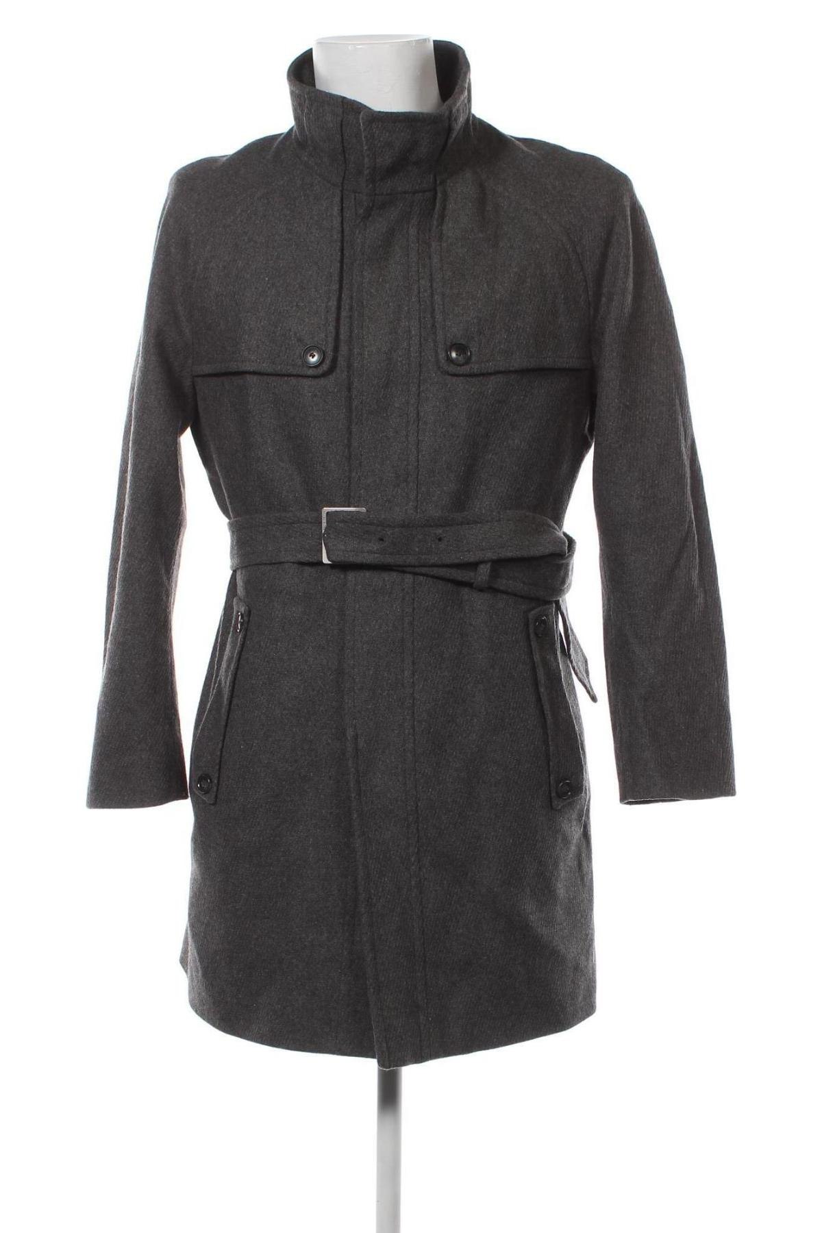 Ανδρικά παλτό BOSS, Μέγεθος L, Χρώμα Γκρί, Τιμή 142,79 €