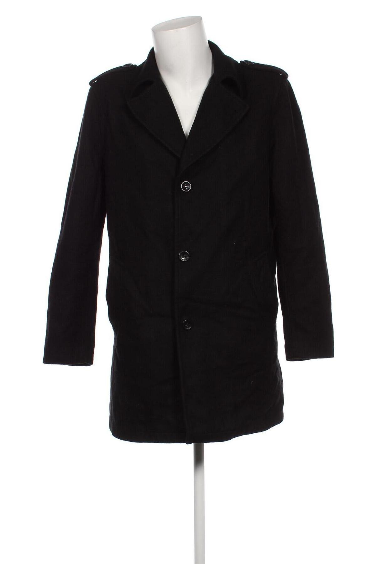 Мъжко палто Milano Italy, Размер XL, Цвят Черен, Цена 36,90 лв.