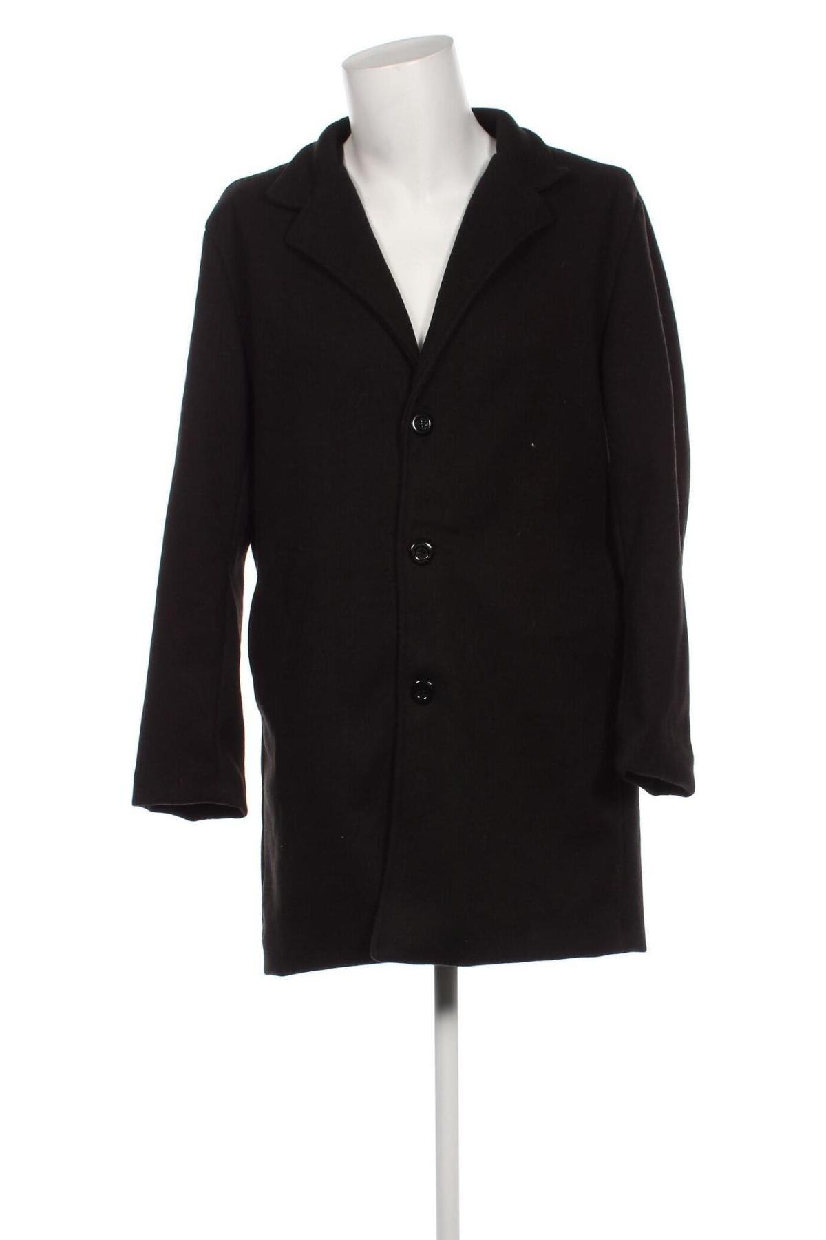 Palton de bărbați SHEIN, Mărime XXL, Culoare Negru, Preț 105,59 Lei