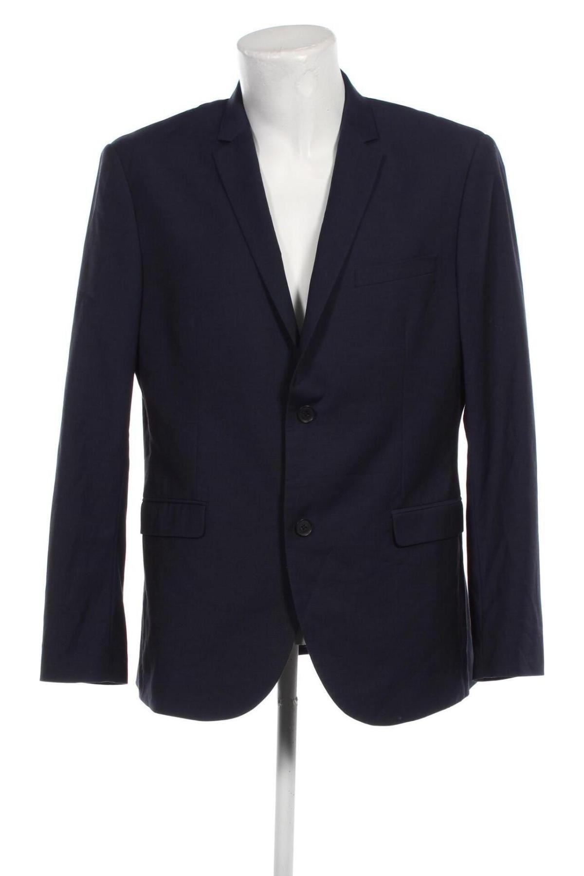 Ανδρικό σακάκι H&M, Μέγεθος XL, Χρώμα Μπλέ, Τιμή 6,47 €