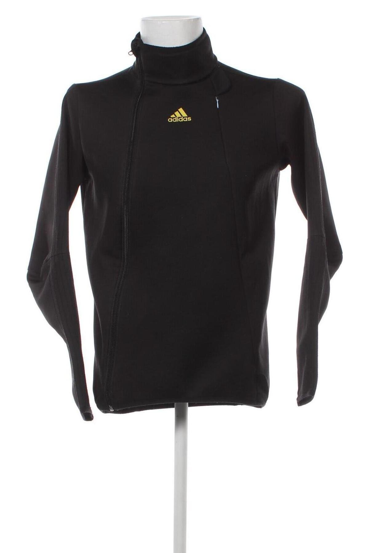Ανδρική αθλητική ζακέτα Adidas, Μέγεθος L, Χρώμα Μαύρο, Τιμή 33,40 €