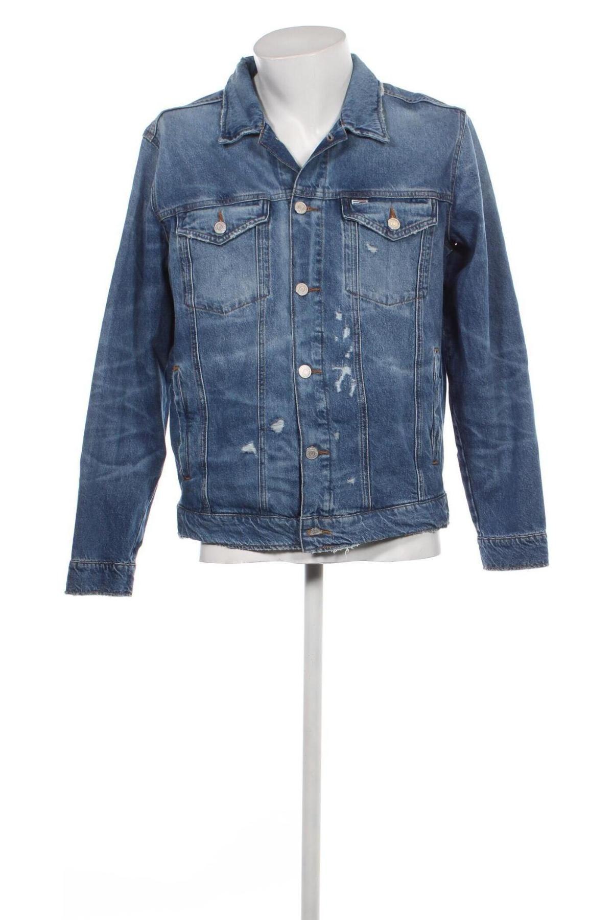 Herrenjacke Tommy Jeans, Größe XL, Farbe Blau, Preis 83,15 €
