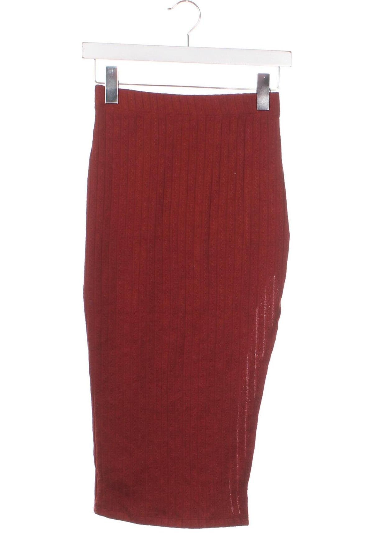 Φούστα SHEIN, Μέγεθος XS, Χρώμα Κόκκινο, Τιμή 17,94 €