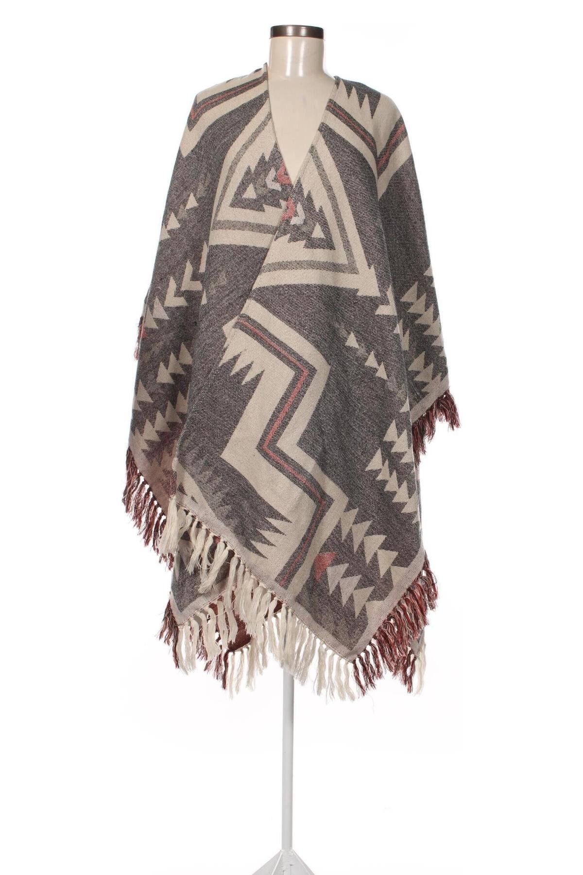 Poncho Bershka, Mărime M, Culoare Multicolor, Preț 46,06 Lei