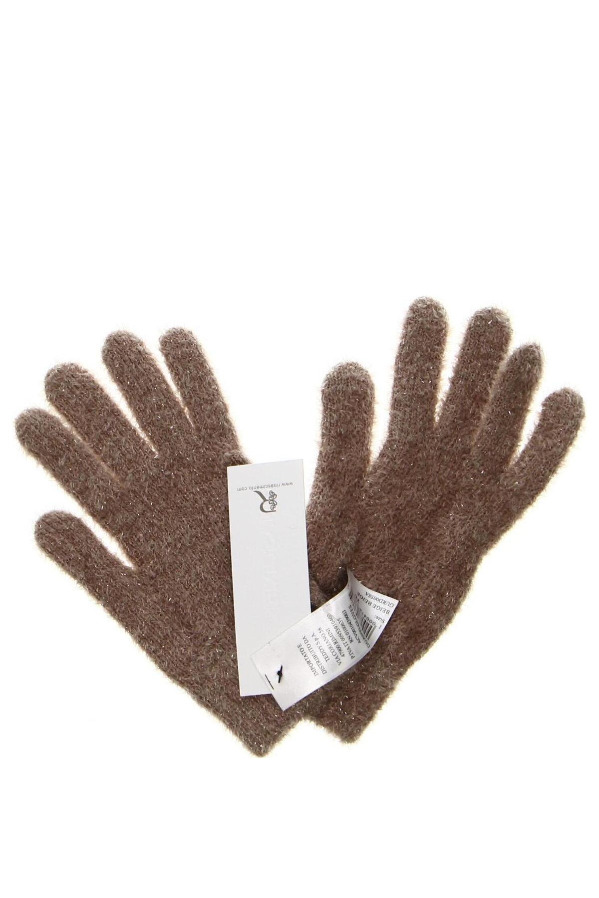 Handschuhe Rinascimento, Farbe Beige, Preis 13,96 €
