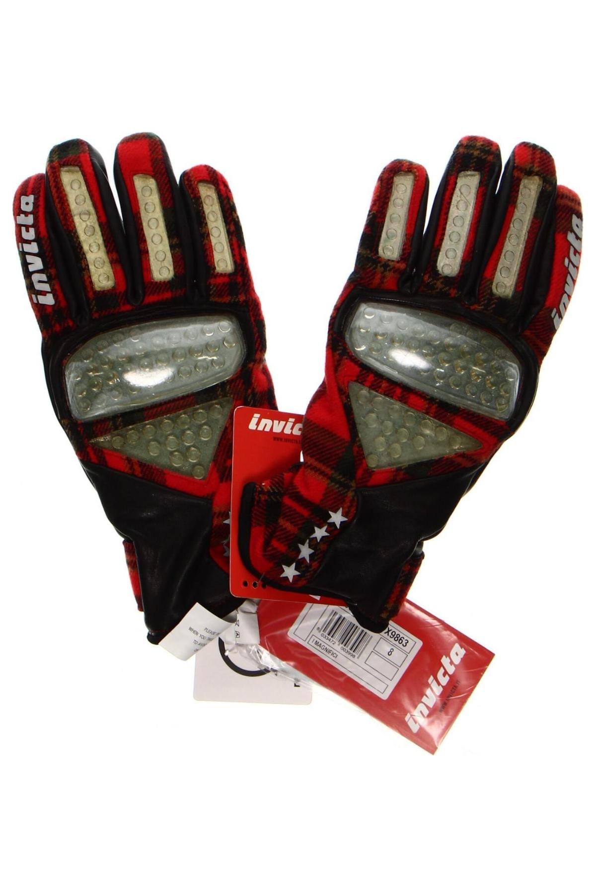 Handschuhe für Wintersport Invicta, Farbe Mehrfarbig, Preis 25,42 €