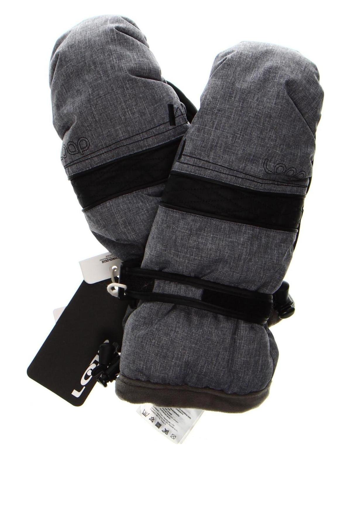 Handschuhe für Wintersport Loap, Farbe Grau, Preis 12,88 €