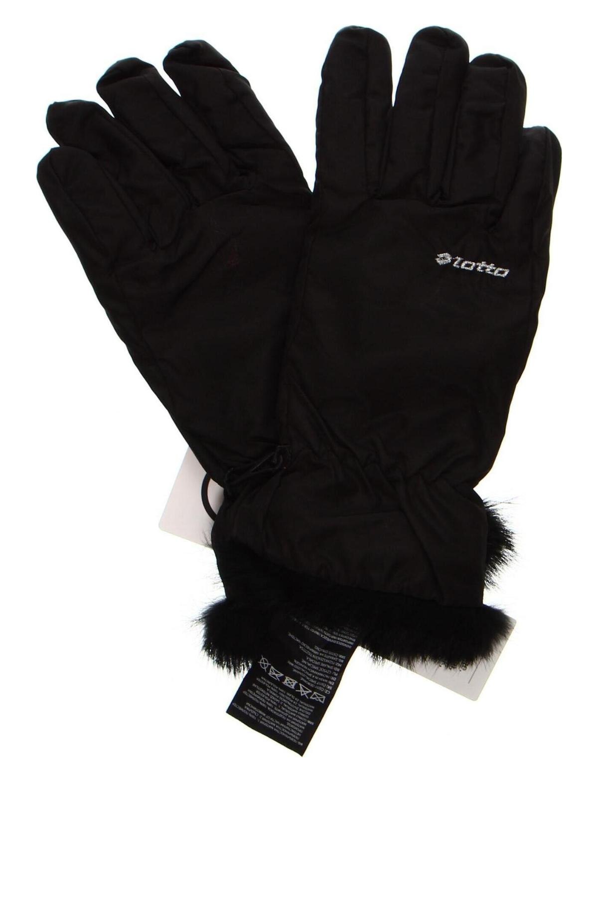 Ръкавици за зимни спортове Lotto, Цвят Черен, Цена 34,81 лв.