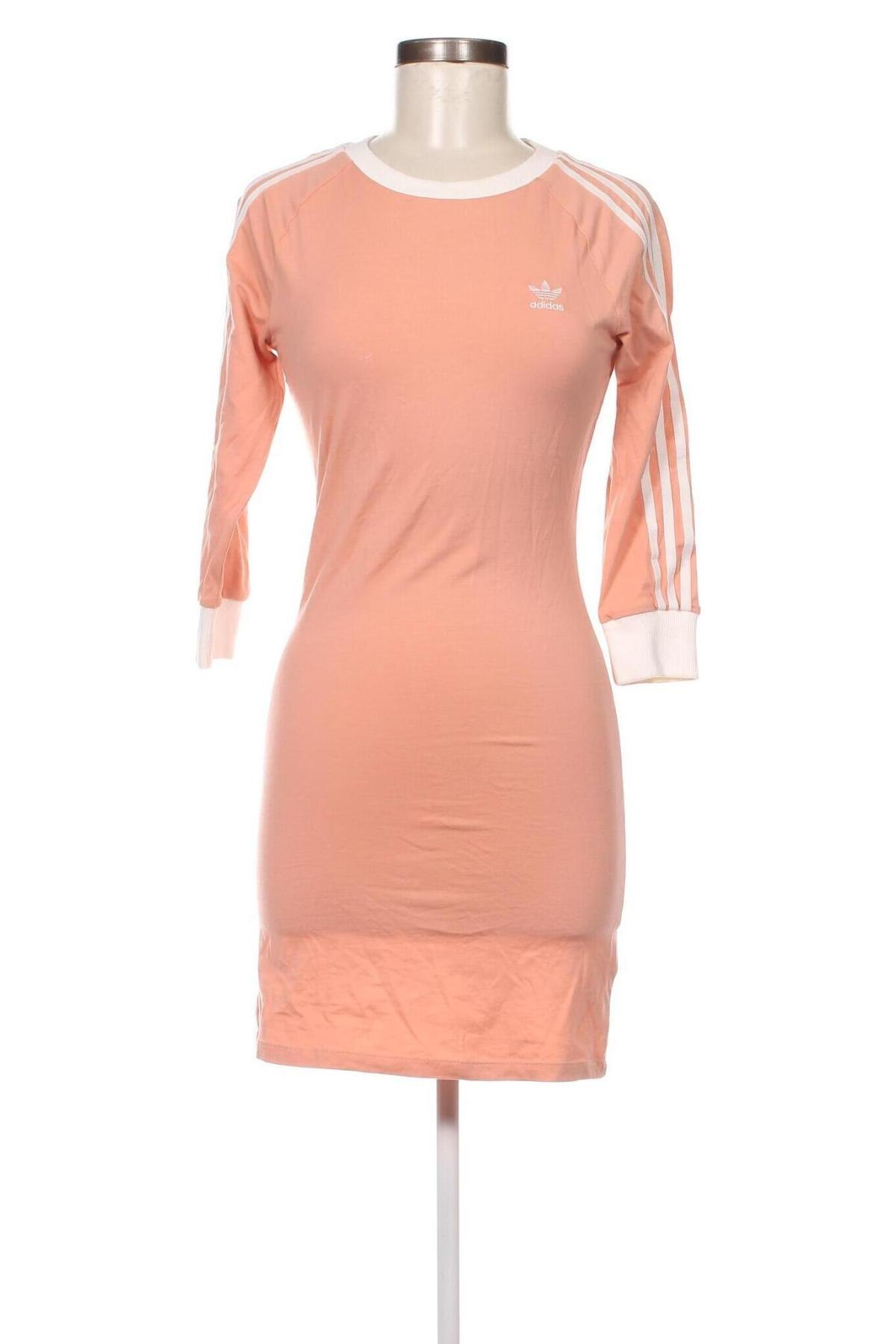 Kleid Adidas Originals, Größe XS, Farbe Rosa, Preis 41,06 €