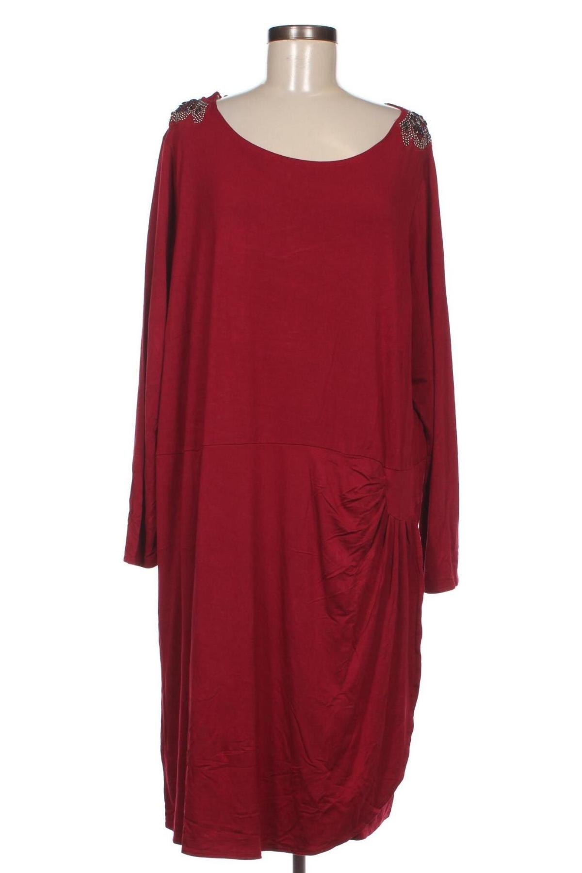 Šaty  Balsamik, Velikost 5XL, Barva Červená, Cena  443,00 Kč