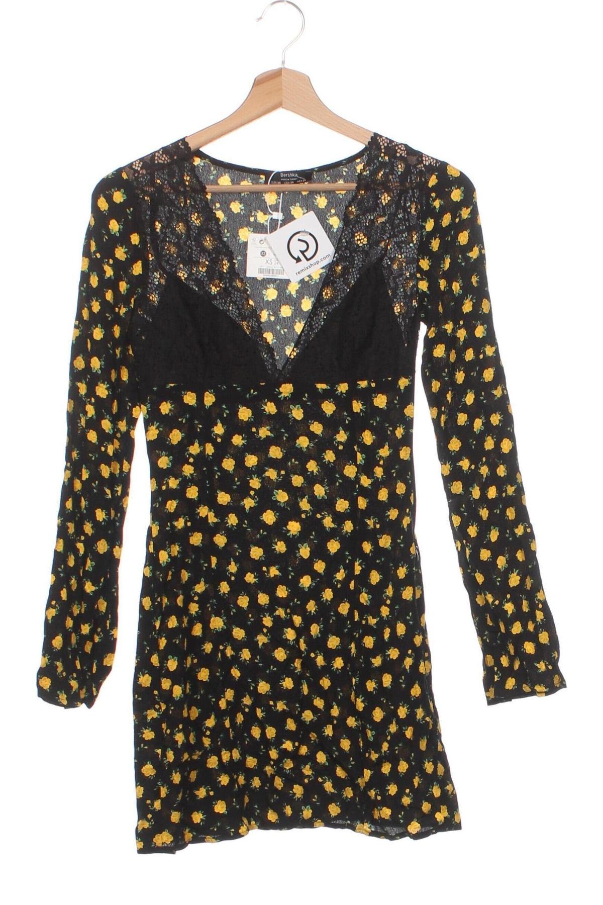 Φόρεμα Bershka, Μέγεθος XS, Χρώμα Πολύχρωμο, Τιμή 6,88 €