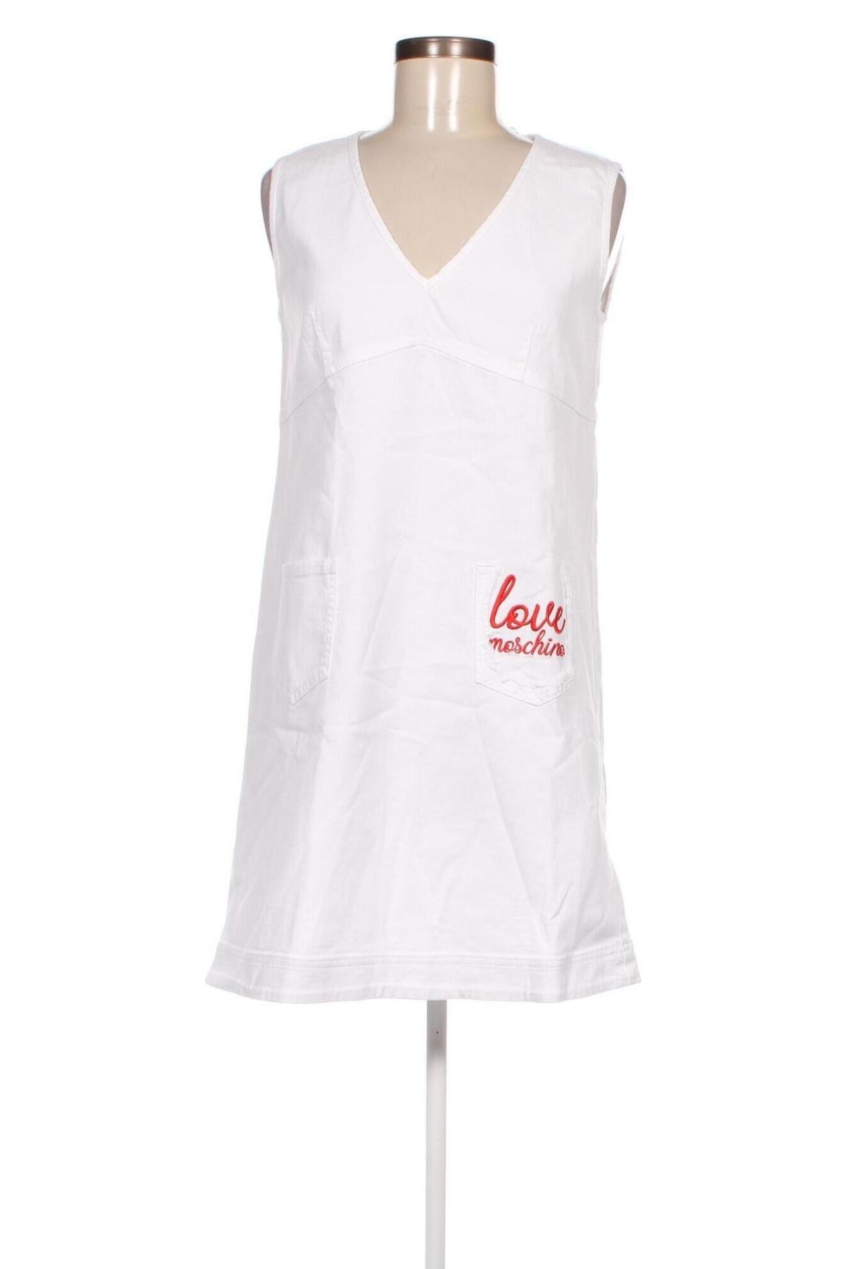 Kleid Love Moschino, Größe S, Farbe Weiß, Preis 108,56 €