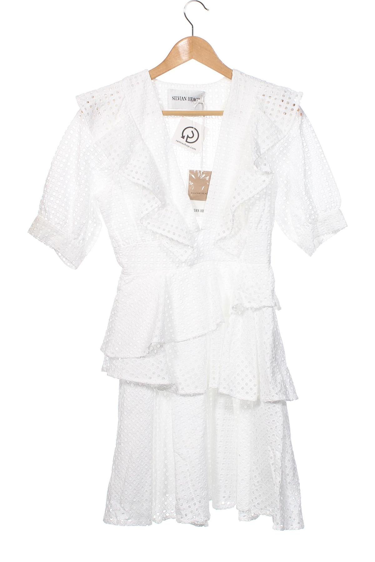 Φόρεμα Silvian Heach, Μέγεθος M, Χρώμα Λευκό, Τιμή 90,21 €