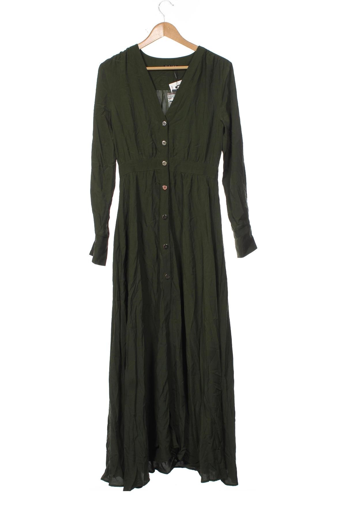 Kleid Sisley, Größe XS, Farbe Grün, Preis 90,21 €
