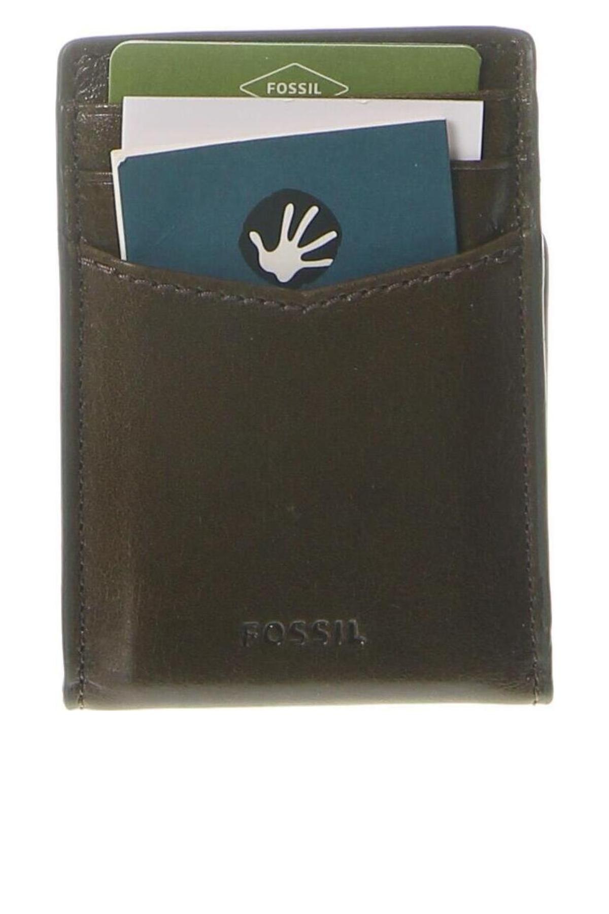Πορτοφόλι επαγγελματικών καρτών Fossil, Χρώμα Πράσινο, Τιμή 63,40 €