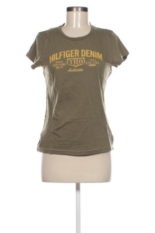 Damen T-Shirt Hilfiger Denim, Größe L, Farbe Grün, Preis 21,00 €