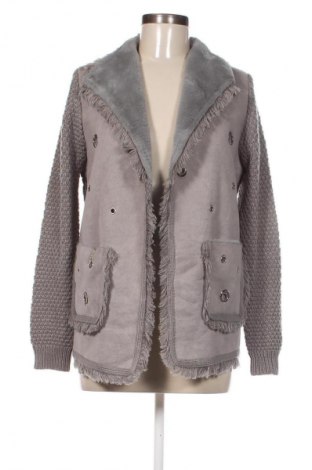 Damen Strickjacke, Größe M, Farbe Grau, Preis € 20,99