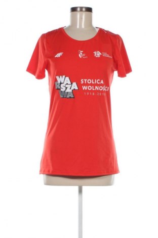 Γυναικείο t-shirt 4F, Μέγεθος L, Χρώμα Κόκκινο, Τιμή 9,99 €