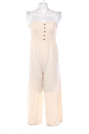 Langer Damen-Overall Lascana, Größe M, Farbe Ecru, Preis € 9,99