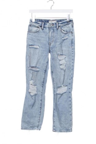 Damskie jeansy Abercrombie & Fitch, Rozmiar XXS, Kolor Niebieski, Cena 33,99 zł