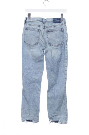 Blugi de femei Abercrombie & Fitch, Mărime XXS, Culoare Albastru, Preț 33,99 Lei